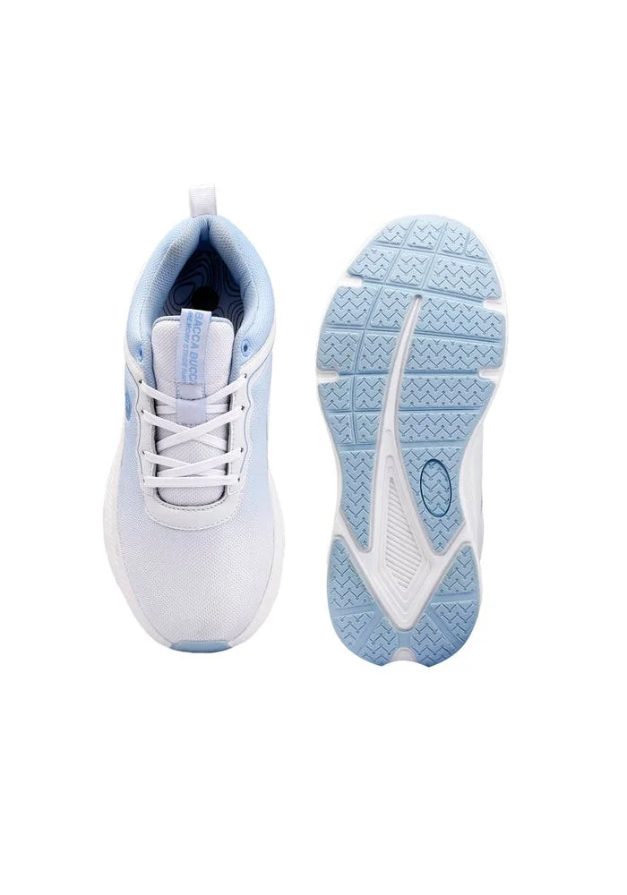 Bacca Bucci White Sky Blue Nexus Chunky-Sole Running/Active Sports Shoes for Women | Best Price UAE